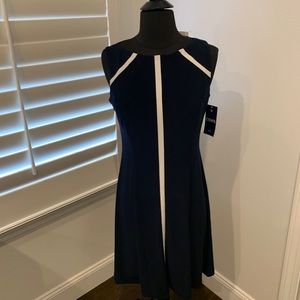 Size Small Navy Blue Sleeveless dress
